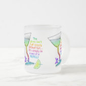 MATTIERTES CUP - GLAS HALBWERK MATTGLASTASSE (VorderseiteRechts)
