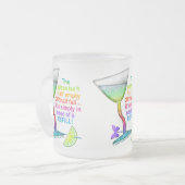 MATTIERTES CUP - GLAS HALBWERK MATTGLASTASSE (Vorderseite Links)