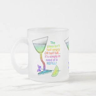 MATTIERTES CUP - GLAS HALBWERK MATTGLASTASSE
