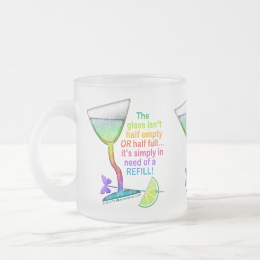 MATTIERTES CUP - GLAS HALBWERK MATTGLASTASSE (Links)