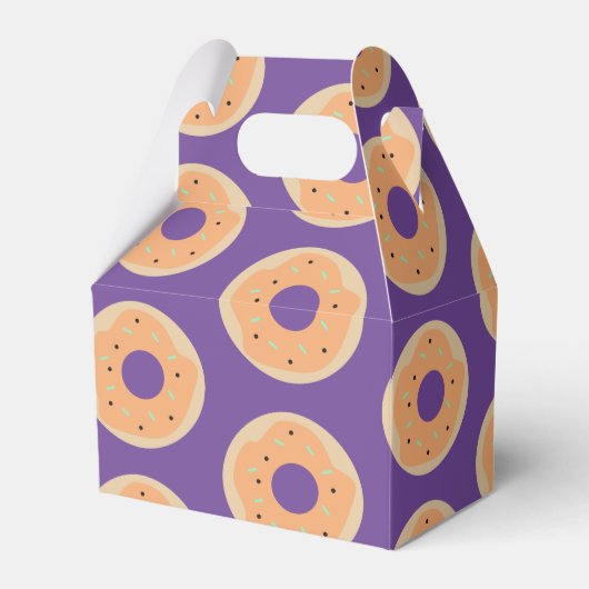 Mattiertes Donuts Halloween-Gastgeschenk Geschenkschachtel (Vorderseite)