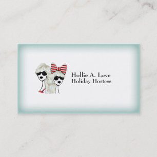 Mattiertes Eis   verblaßt zu blauer Grenze Visitenkarte