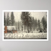 Mattiertes Fenster Poster (Vorne)