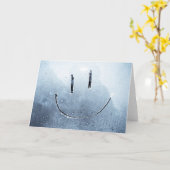 mattiertes Foto Karte (Gelbe Blume)