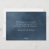 Mattiertes friedenserhaltendes Foto Feiertagskarte (Rückseite)