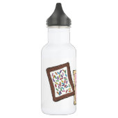 Mattiertes Frühstück Toaster Pastry Junk Food Fein Edelstahlflasche (Links)