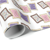 Mattiertes Frühstück Toaster Pastry Junk Food Fein Geschenkpapier (Rolleneckpunkt)