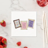 Mattiertes Frühstück Toaster Pastry Junk Food Fein Serviette (Beispiel)