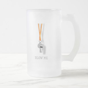 Mattiertes Glas Bier Tasse