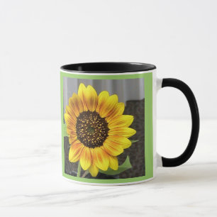 Mattiertes Glas Große Sonnenblume Tasse