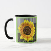 Mattiertes Glas Große Sonnenblume Tasse (Links)
