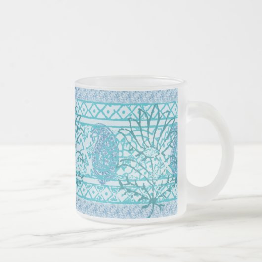 Mattiertes Glas-Mag - indisches Blau Mattglastasse (Rechts)