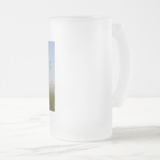 Mattiertes Glas Mattglas Bierglas (VorderseiteRechts)