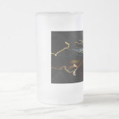 mattiertes  Glasbier-Tasse Mattglas Bierglas (Mittel)