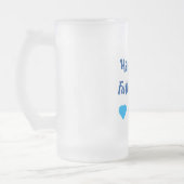 mattiertes Glass-Bier-Tasse des 1. Vaters Mattglas Bierglas (Links)