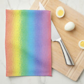 Mattiertes Regenbogen-Küchen-Tuch Geschirrtuch (Viertel Falte)