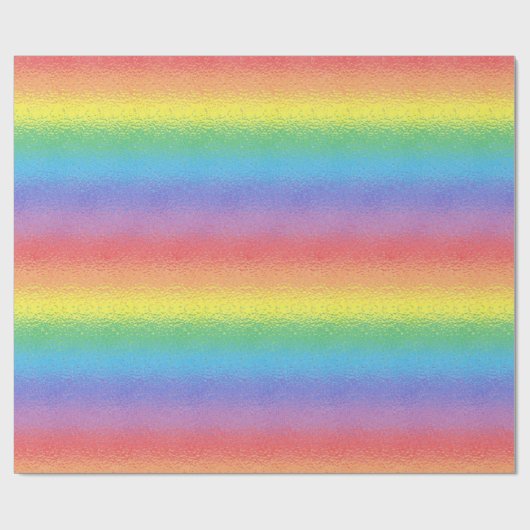 Mattiertes Regenbogen-Verpackungs-Papier Geschenkpapier (Flach)