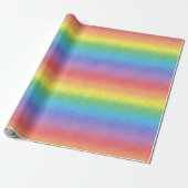 Mattiertes Regenbogen-Verpackungs-Papier Geschenkpapier (Ungerollt)