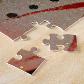 Mattiertes Schneemann-Ornament Puzzle (Seite)