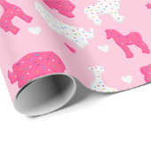 Mattiertes Sprinkkkochpapier Geschenkpapier (Rolleneckpunkt)