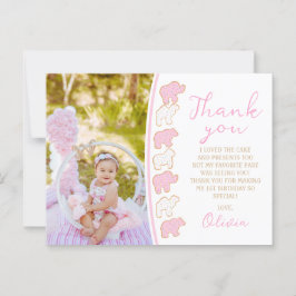 Mattiertes Sprinkle Animal Cookie Party Gast Gunst Postkarte