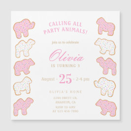 Mattiertes Sprinkle Tierkoch Magnetische Einladung