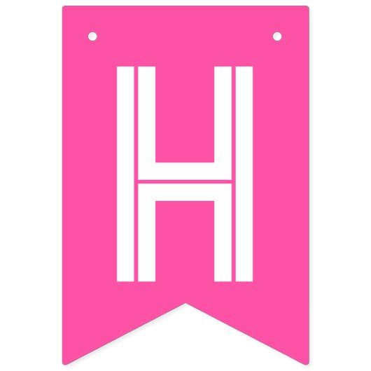 Mattiertes Tierkochen Party Garland Jagd Wimpelkette (Zweite Fahne)