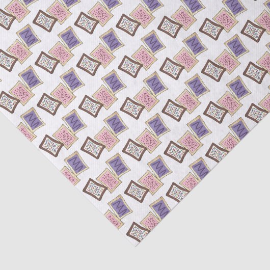 Mattiertes Toaster - Gebäck Frühstück Seidenpapier (Ausschnitt)