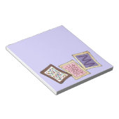 Mattiertes Toaster Konditorei Frühstück Konditorei Notizblock (angewinkelt)