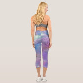 Mattiertes Träumen Capri Leggings (Rückseite)