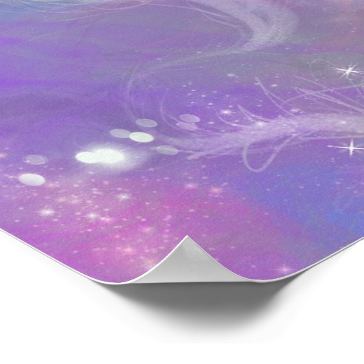 Mattiertes Träumen Poster (Ecke)