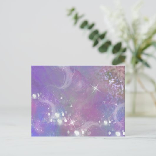 Mattiertes Träumen Postkarte (Stehend Vorderseite)