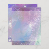 Mattiertes Träumen RSVP Karte (Vorne/Hinten)