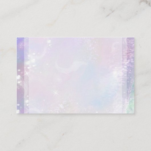 Mattiertes Träumen Visitenkarte (Rückseite)