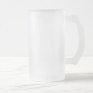 Mattiertes Weißes Bier 16 oz Mattglas Bierglas