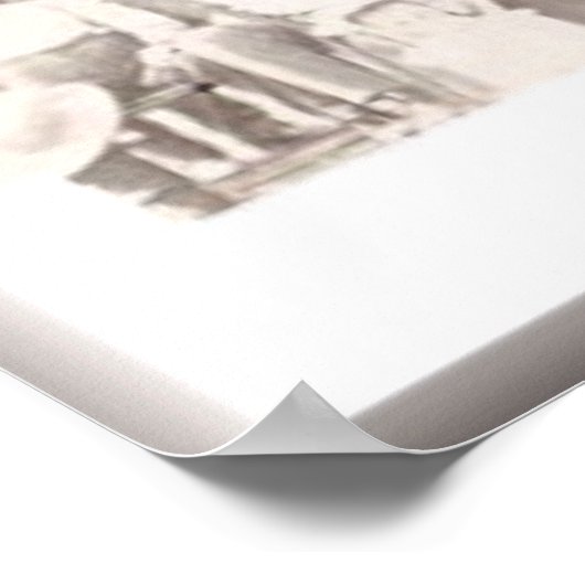 Mattison Wiedersehen 1908 Gains, PA Poster (Ecke)