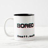 Mattmath Bored Engineer TikTok-Tasse Zweifarbige Tasse (Links)