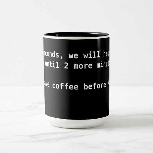 MattMathCoffeeMug Zweifarbige Tasse (Mittel)