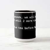 MattMathMugTea Zweifarbige Tasse (Mittel)