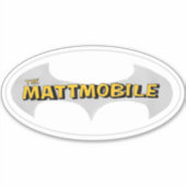 Mattmobile Vinyl Sticker (Vorderseite)