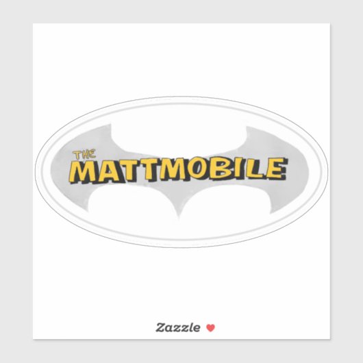Mattmobile Vinyl Sticker (Blatt)