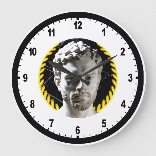 MattMorseTV-Uhr Große Wanduhr (Vorderseite)