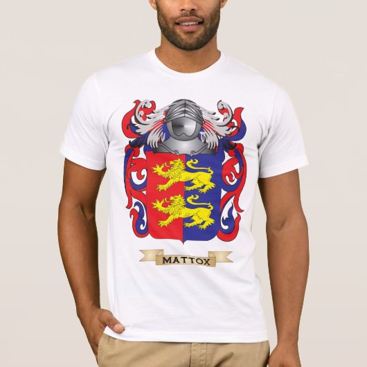 Mattox Wappen (Familienwappen) T-Shirt (Vorderseite)