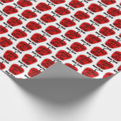 MattPackpapier, 30" x 6' Geschenkpapier (Ecke)