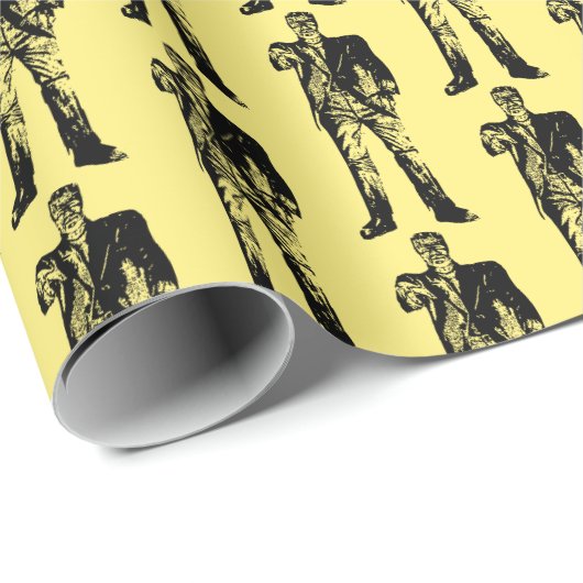 MATTPackpapier FRANKENSTEIN Geschenkpapier (Rolleneckpunkt)