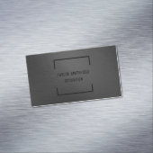 Mattschwarz Magnetische Visitenkarte (Beispiel)