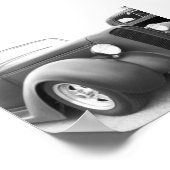 Mattschwarz Poster (Ecke)