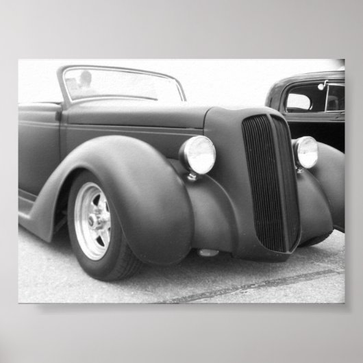 Mattschwarz Poster (Vorne)