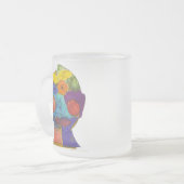 Mattson-Bernsteinfarbiges M Mattglastasse (Vorderseite Links)