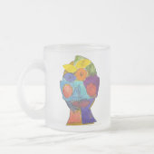 Mattson-Bernsteinfarbiges M Mattglastasse (Links)